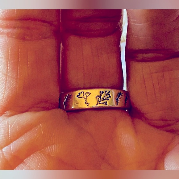 NWT SS Ring’s Nature Poetry-Two Styles- 1) Dragonfly Sz-6, 2) Wildflowers Sz-7&8 - Picture 2 of 16